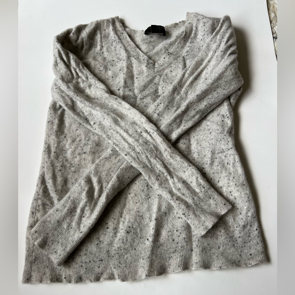 Charter Club Speckled Cashmere Pullover